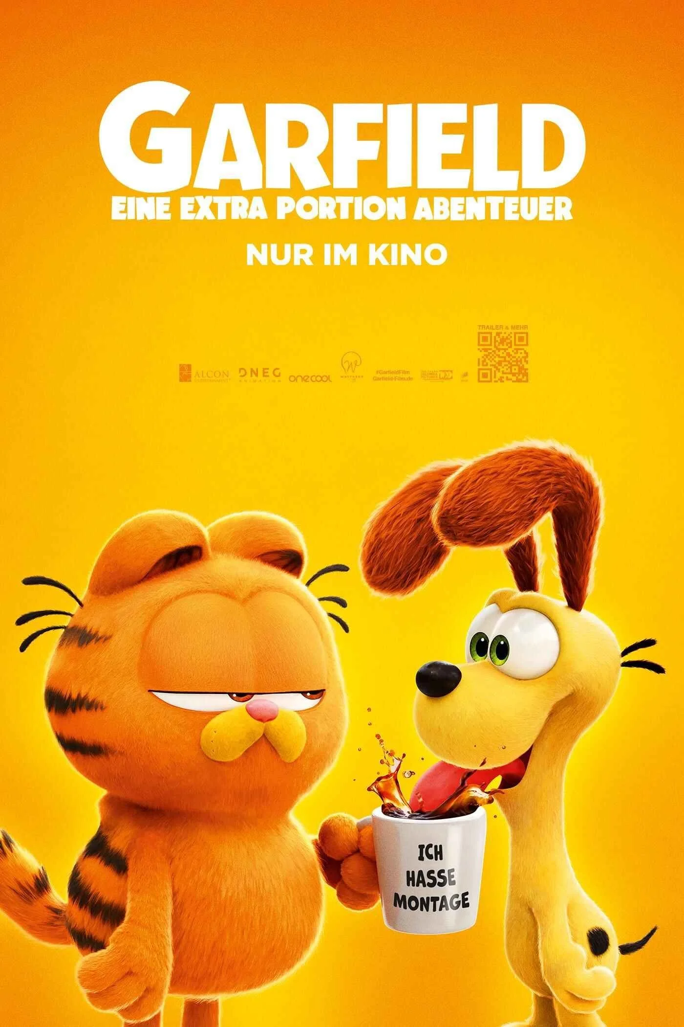 The Garfield Movie (2024) - Stream Animation movies with ATLAS TV PRO IPTV service